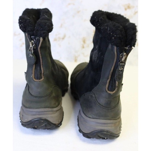 The North Face Primaloft Insulated Waterproof Winter Boots Black/Grey Size 8 - Picture 4 of 10